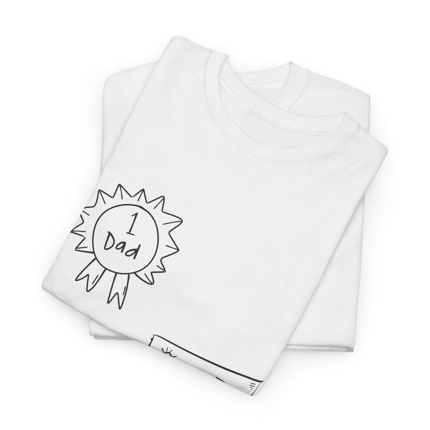 Father's Day Unisex Heavy Cotton Tee - 'Best Dad' Design