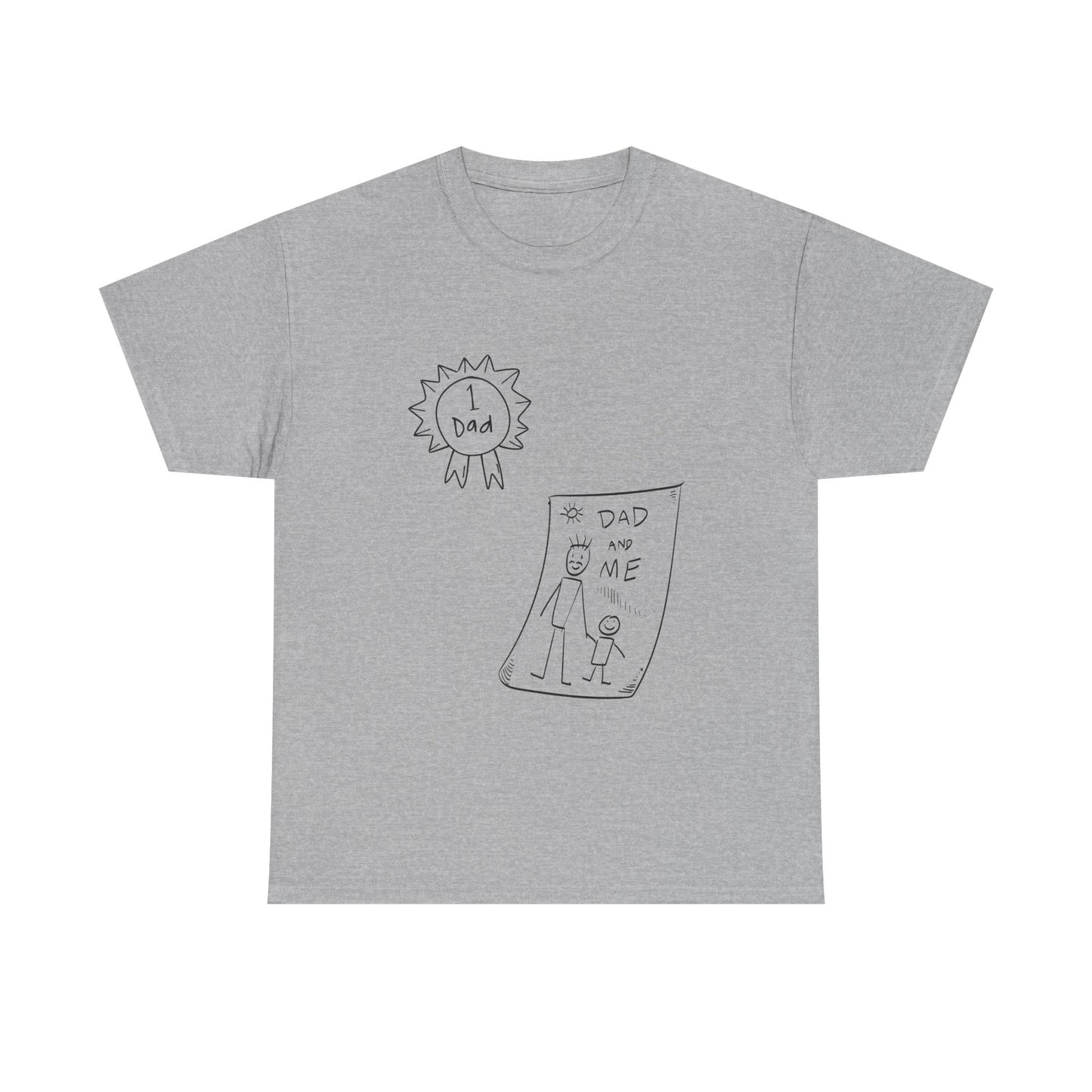 Father's Day Unisex Heavy Cotton Tee - 'Best Dad' Design