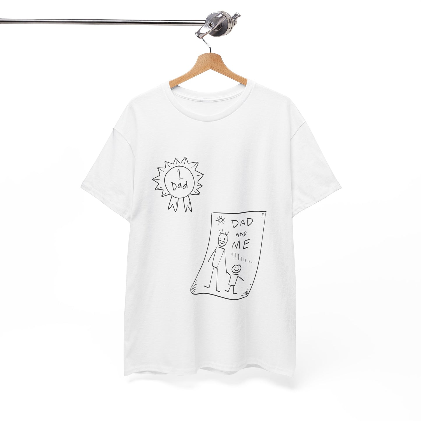 Father's Day Unisex Heavy Cotton Tee - 'Best Dad' Design