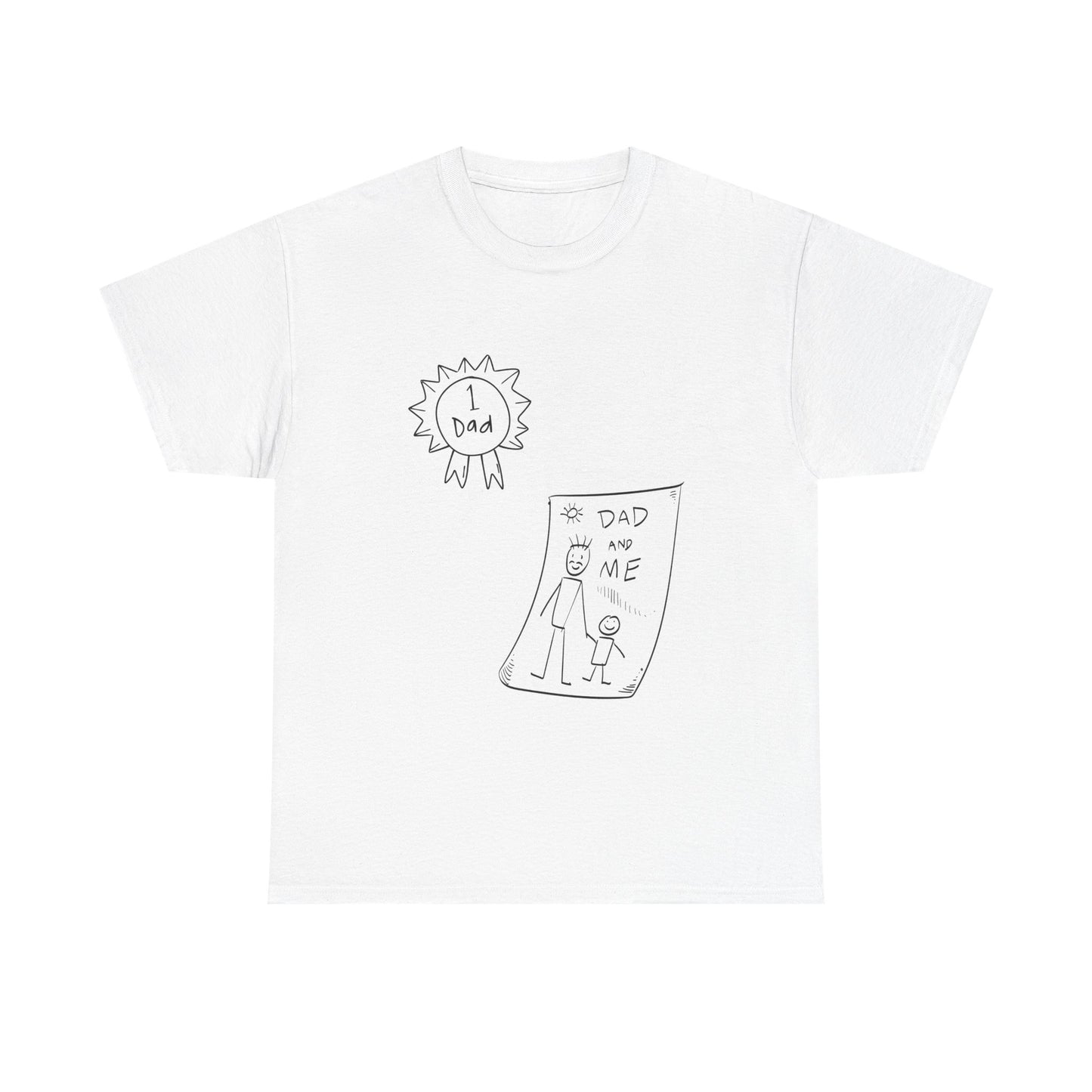 Father's Day Unisex Heavy Cotton Tee - 'Best Dad' Design